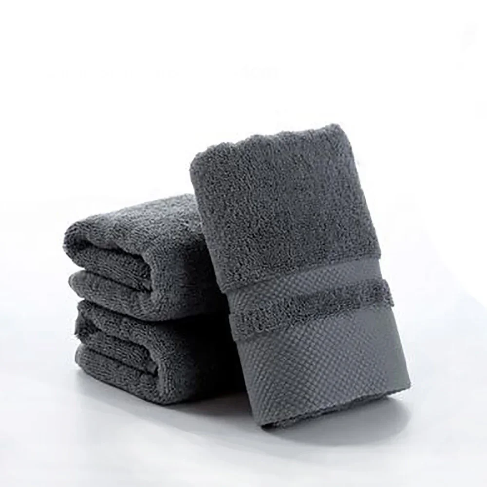 Premium 3 Pcs Towel Set (Grey) Bath Towels Hand Towels Washcloths Cotton Hotel Quality Super Soft and Highly Absorbent Towels