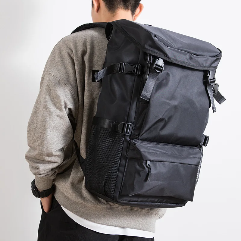 

Men's Large Capacity Backpack Oxford Cloth Fashion Outdoor Travel Backpack Male College Students Schoolbag Computer Bag