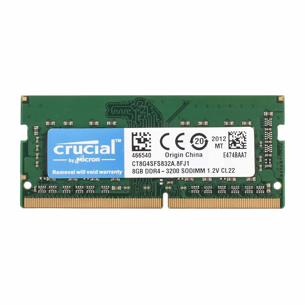 Crucial Laptop DDR4 RAM 32GB 16GB 8GB 4GB 2133 2400 2666 3200MHz SODIMM Memory PC4-17000 25600 21300 19200 For AMD&Intel NB RAMs