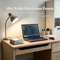 Intel N150 Mini Desktop 16GB DDR4 2TB NVMe SSD Triple 4K Output WiFi6 BT5.2 High Performance Office Home Pro Max 5