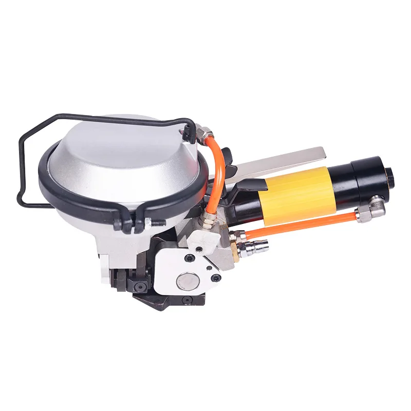 Integrated steel belt pneumatic charger, portable iron sheet portable automatic binding and packaging machinery and equipment