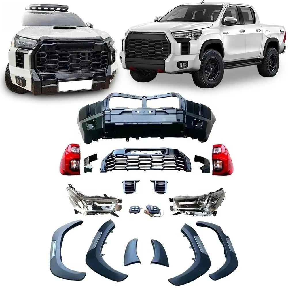

Premium-Grade FORToyota Hilux Revo Rocco Wild Tundra Style ABS BODYKIT 2016-2020