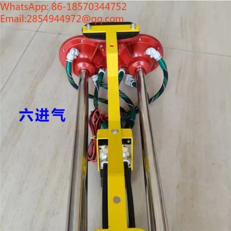 2027   24V Six Intake Double Tube Stainless Steel Air Horn Truck Vehicle Modification High Pitched Warning Horn Accessories
