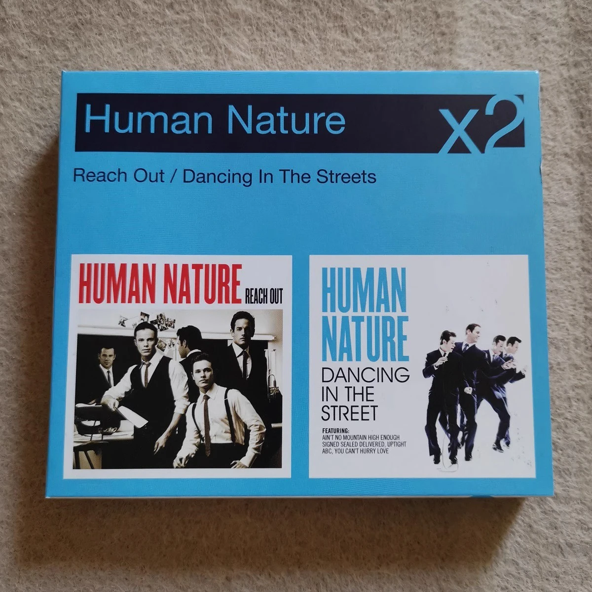 

Pop Human Nature Andrew Tierney Music CD Reach Out Album Dancing in the Street 2pcs Music Record Cosplay Walkman Soundtracks Box