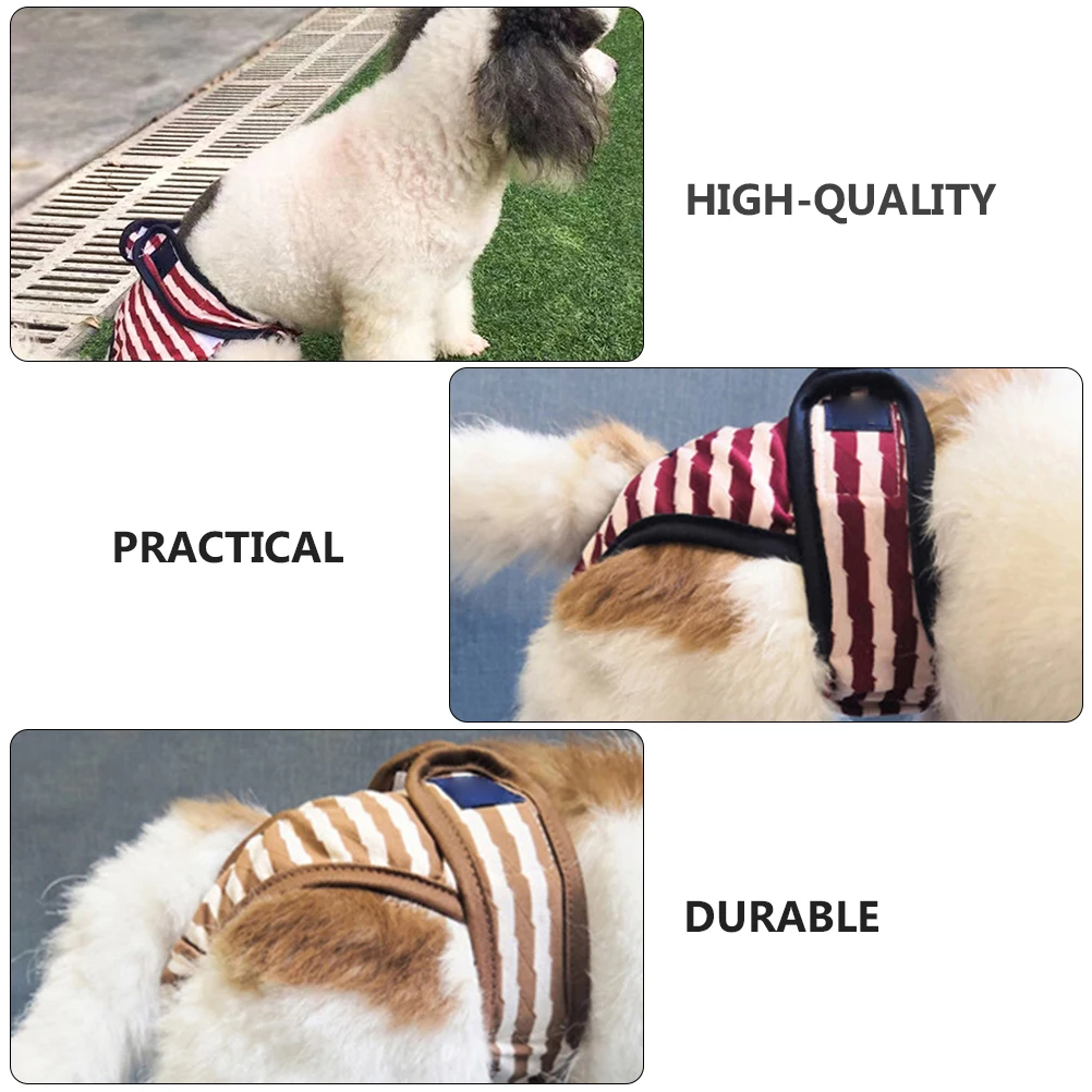 

2 Pcs Dog Diapers Pet Physiological Pants Sanitary Underwear Puppy Female Nappies Pantie Puppies Supplies