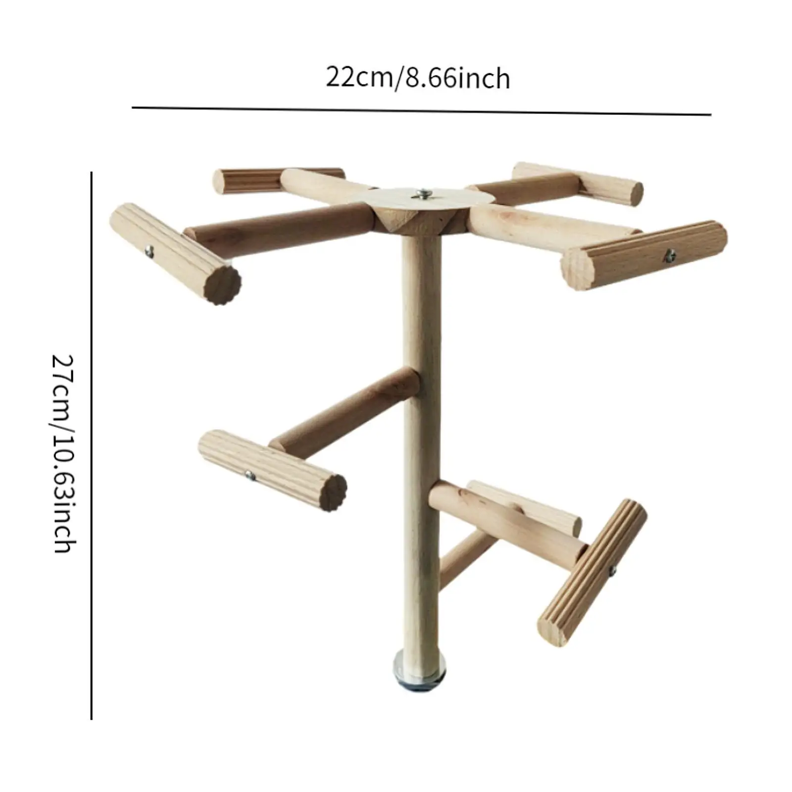 Bird Rotating Perch Toy Bird Cage Accessory with Bearings Rest Rotating Parakeet Toy for Lovebirds Conures Budgies Finches view 6