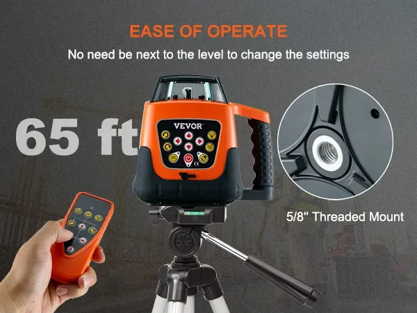 EU Warehouse VEVOR 360 Rotary Laser Level Self-Leveling 500m Vertical Horizontal Scanning Professional Measurement Tool