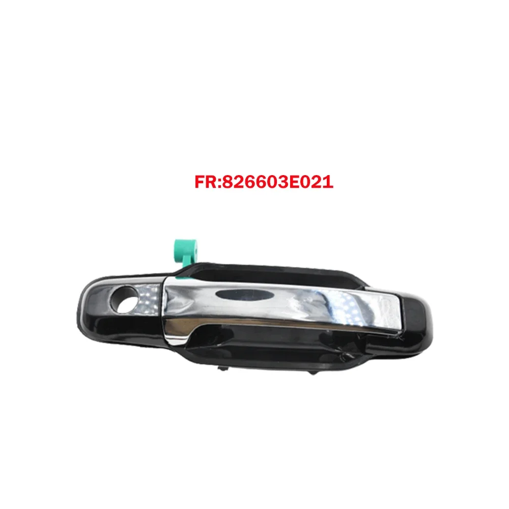 Dla Kia Sorento 2003 2004 2005 2006 2007 2008 2009 przednia/tylna lewa/prawa klamka zewnฤtrzna ABS czarna/chrom