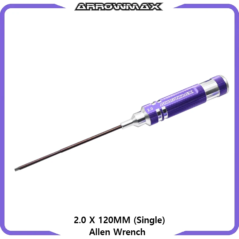 Imagem -03 - Arrowmax Allen Chave de Fenda Grupo Ferramentas rc 1.5 2.0 2.5 3.0 4.0 5.0x120 mm