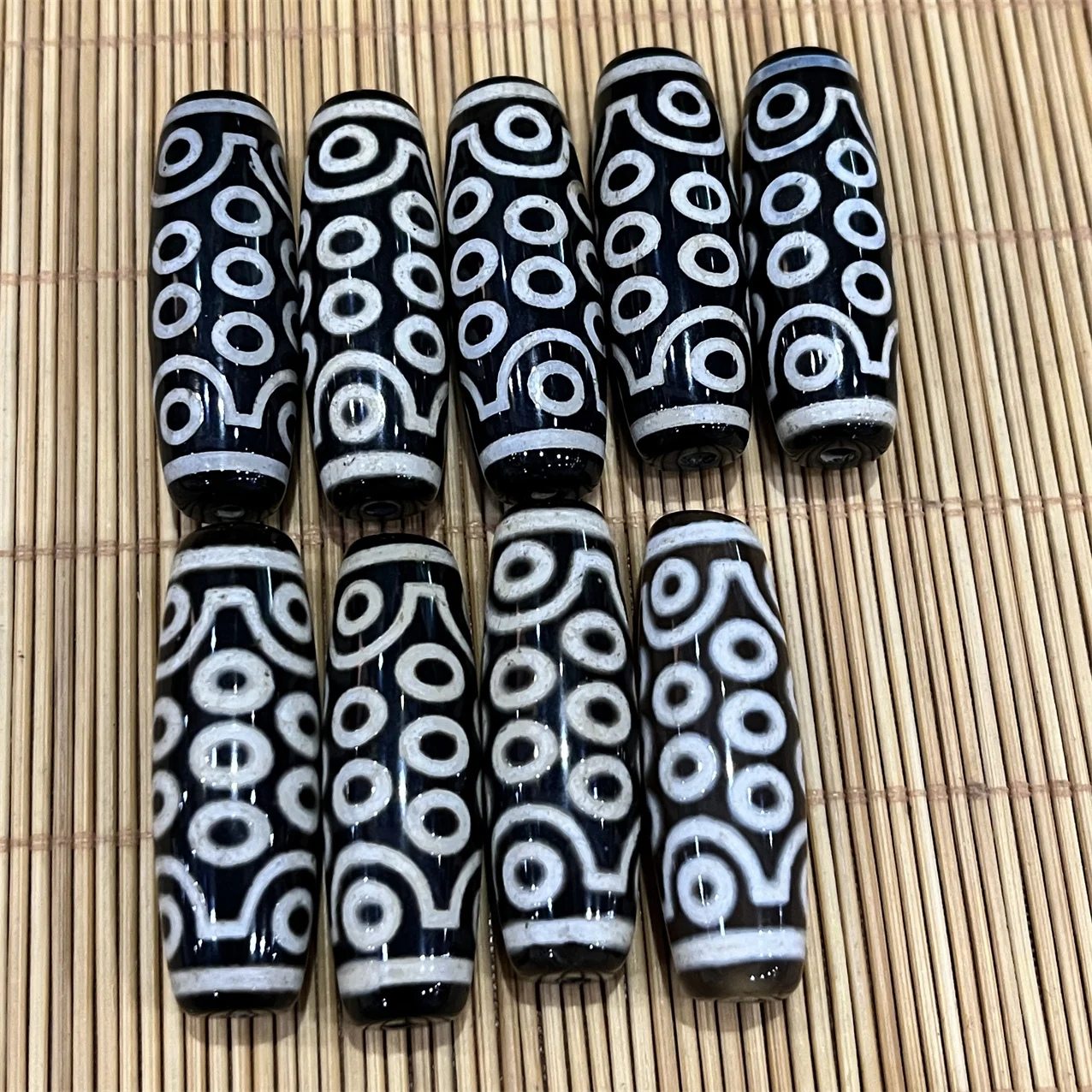 Bijouxチャーム,2-ピース/ロットジュエリー作り用,刺繍されたタイトジュエリー,エスニックスタイル,ジェムストーンビーズ,ユニセックス