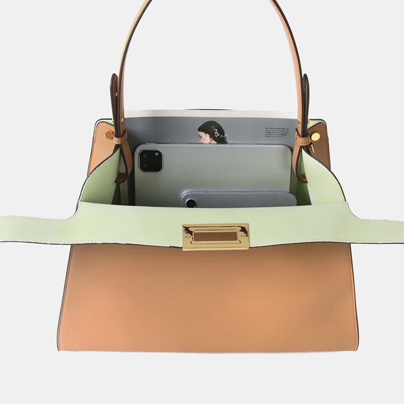 2026 Autumn Winter Genuine Leather Women Shoulder Bags Luxury Brand Cowhide Leather Women Handbags Ins Hot New Fashion Bags Lady