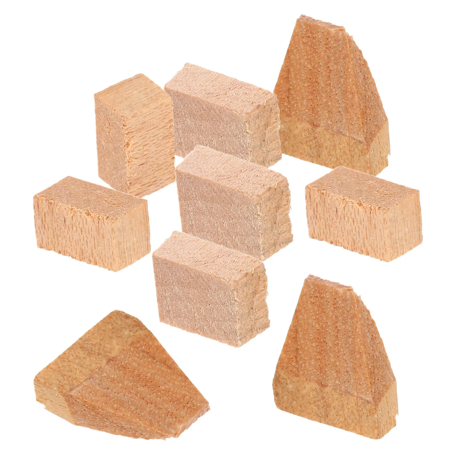 

3Set Violin Bow Cork Wooden Fiddlestick Wedges Professional Bow Replacement Parts for Practice Repair Accessory