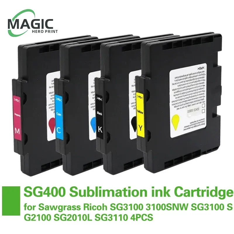 Magic Hero SG400 SG800 Sublimation ink Cartridges heat transfer for Sawgrass Ricoh SG3100 3100SNW SG3100 SG2100 SG2010L SG3110