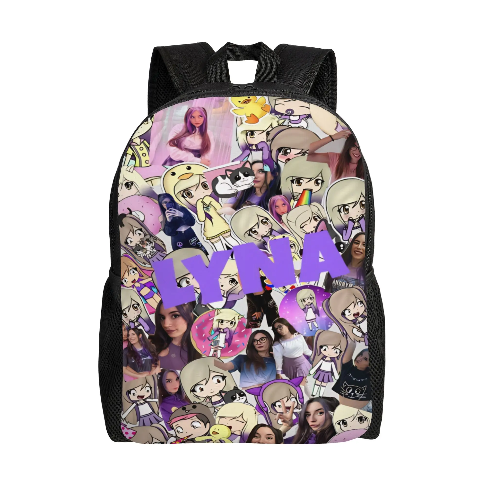 Dense Real Mix Collage Lyna Vallejos  Backpack for  Girls Boys Lightweight  Backpacks Bag for Toddlers