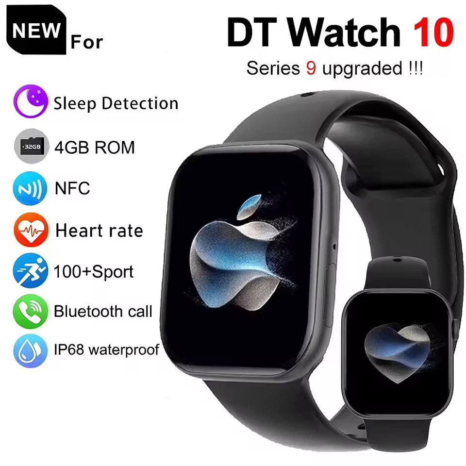 Nuevo Reloj Inteligente GPS para Hombre Serie 10, Reloj 10 con Memoria, Música, Video, Llamadas Bluetooth, Resistente al Agua, Reloj Inteligente para Mujer IW10 para Android IOS