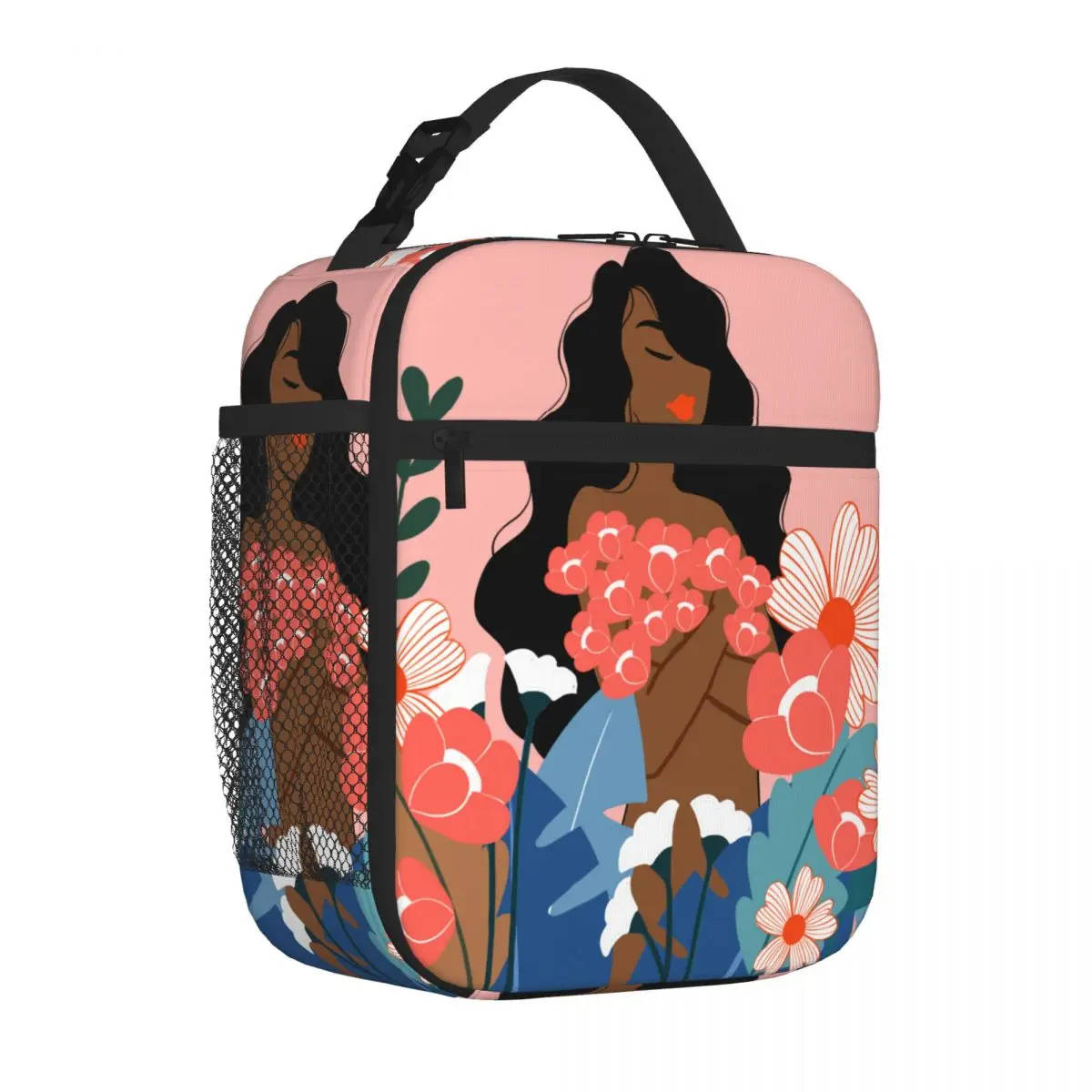 Bestselling Valentine's Day, Heart, I Love Ruffled Snack Bag Yard Party Insulated Tote