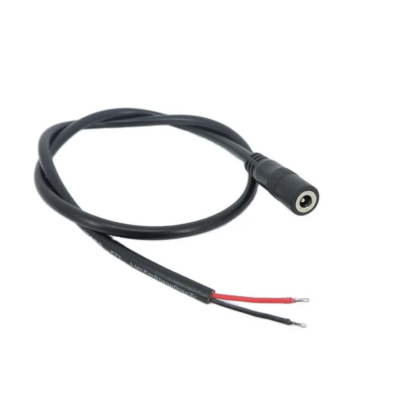 0.5m 4.0x1.7mm 4.0MM 2pin 2 core DC femmina maschio connettore del cavo spina di alimentazione cc prolunga cavo adattatore Jack cavo 50cm