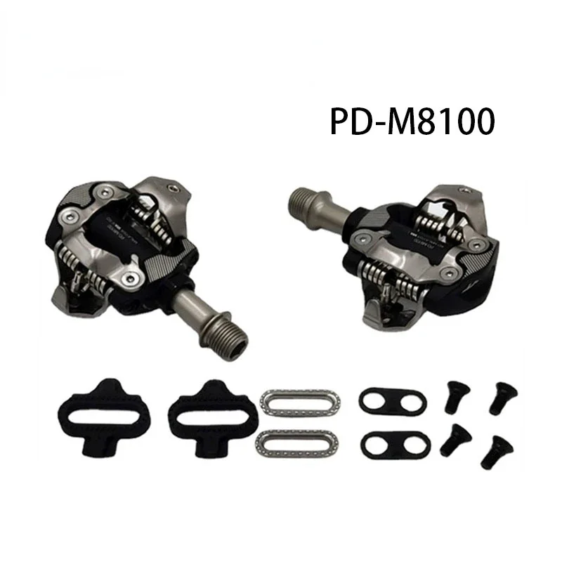 With Case DEORE XT PD-M8100/M8000/M8020 Self-Locking SPD Pedal MTB Components for Bicycle Racing Mountain Bike Parts