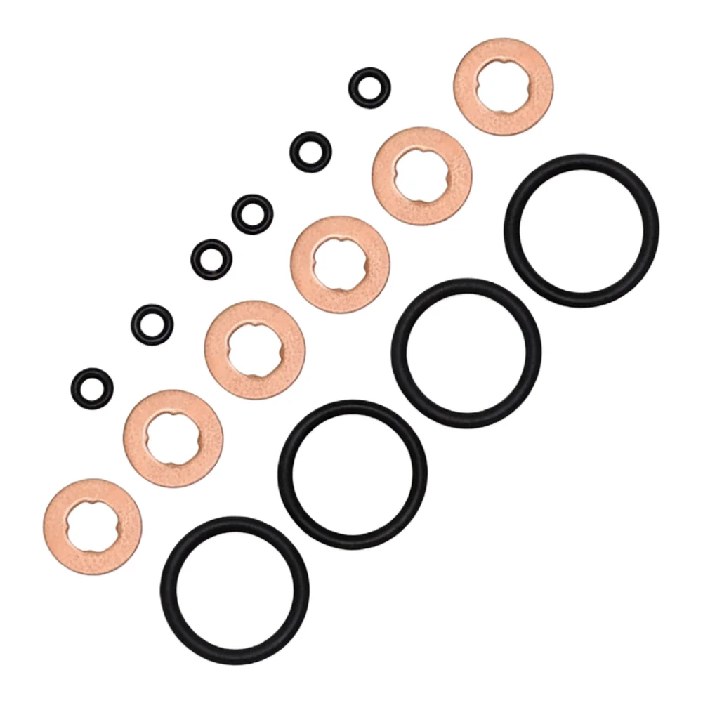13537794553,13537787236 Engines Injector Washers O-Ring Seals For BMW For 1 Hatchback E87 For  3 Compact E46 For  3 Touring E9