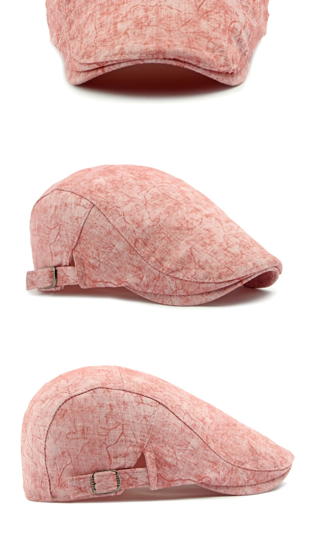 HT4676 Herren- und Damen-Baskenmützen – Neue Frühling/Sommer-Sonnenkappen, Künstler- und Malermützen, Unisex Ivy Flat Caps, Verstellbare Leinen-Baskenmützen – Detail 8