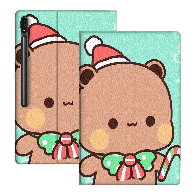 

Bear Tiger Art Cartoon Cute For Samsung Galaxy Tab S10 S9 S8 S7 FE Lite Soft Flexible Support Tablet Case Gift