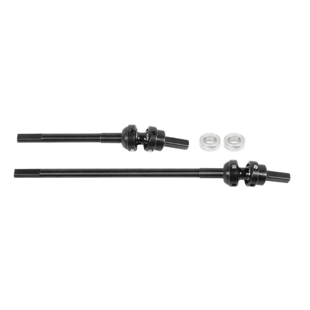 New 1/10 RC Car Front CVD 3-Section Hard Steel Straight Axle CVD Black Constant Velocity RC Crawler Parts RC Accessories