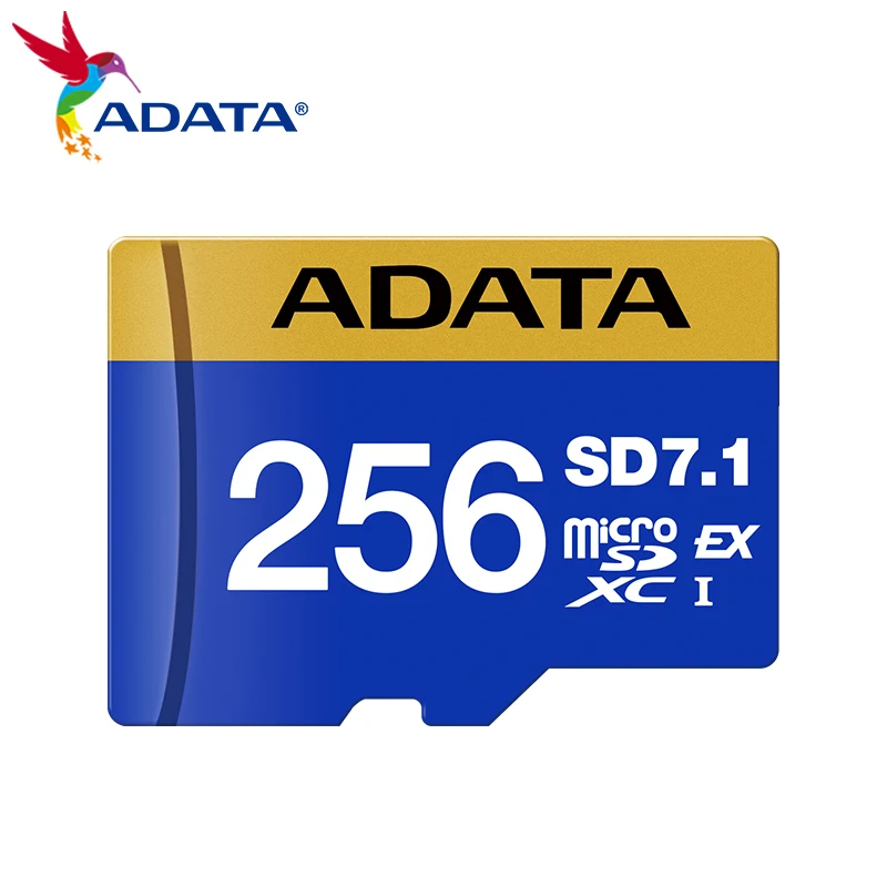 Original ADATA MicroSD 7.1 Express Card UHS-I MicroSDXC 256GB 512GB PCIe Gen 3x1 Read 800MB/s Flash Storage Card For Camera