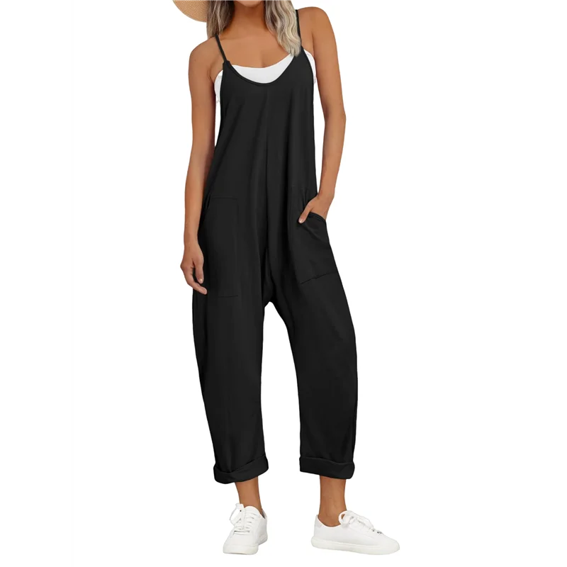 

FX-Jumpsuits For Women Casual Summer Outfits Rompers Comfy Beach Vacation Trendy Overalls Fashion Clothes