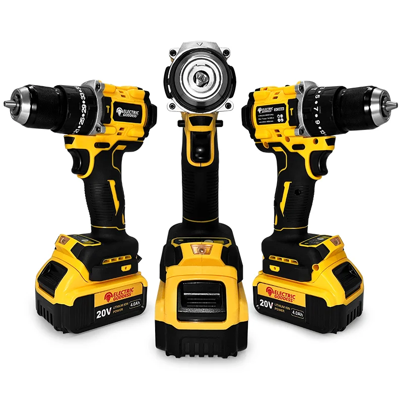 Imagem -03 - Egod Dcd800 Furadeira de Impacto sem Fio sem Escova Poderosa Multifuncional Ferramentas Elétricas Domésticas Industriais Cabem em Bateria Dewalt 20v