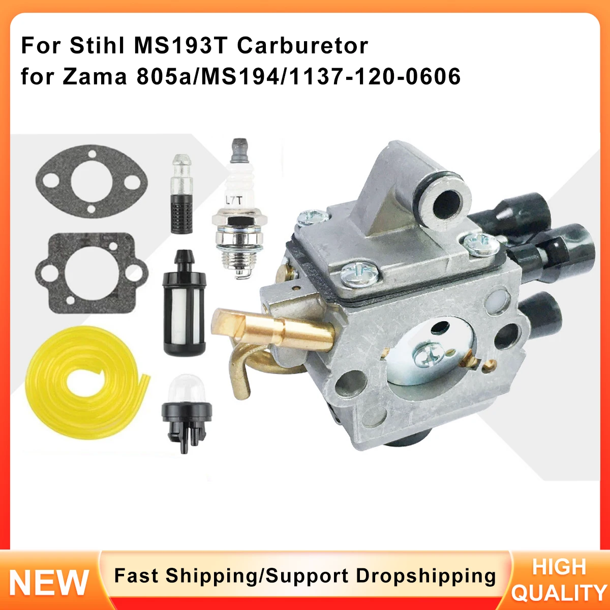

Replacement Carburetor for STIHL MS193T MS194 - Zama 805A OEM 1137-120-0606