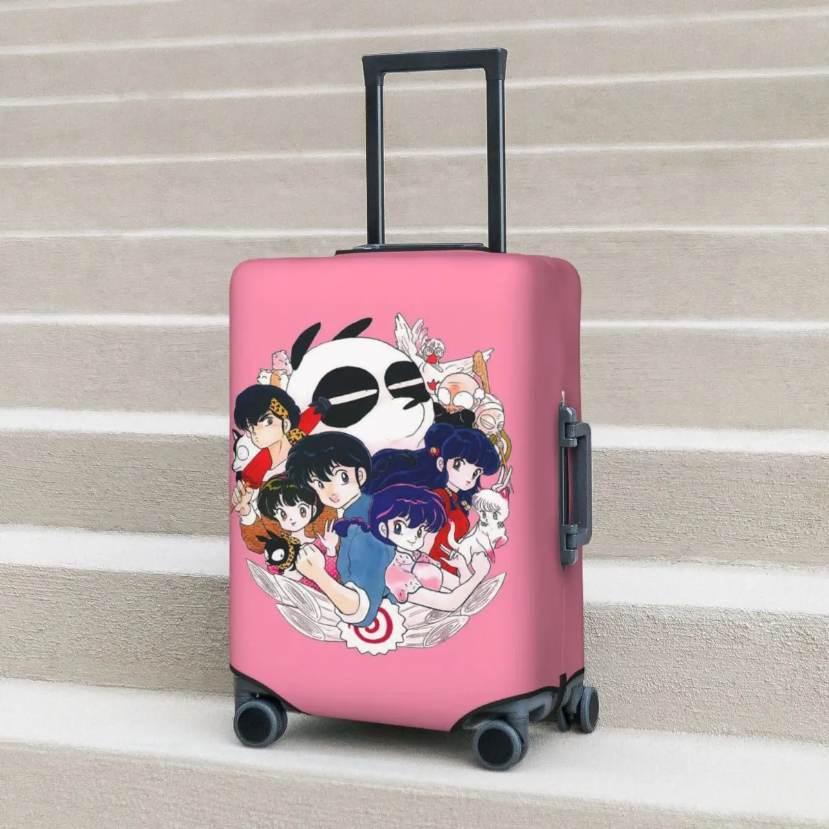 

Ranma 1/2 Saotome Pig для девочек, чехол для чемодана, защитные эластичные защитные чехлы для багажа для 18-32 дюймов