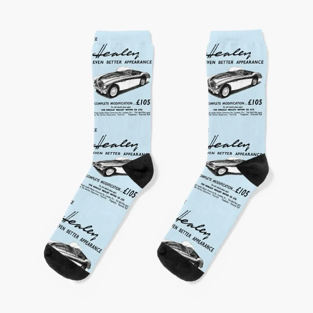 

AUSTIN HEALEY 100 - ADVERT Socks gifts loose designer brand Socks For Girls Men's