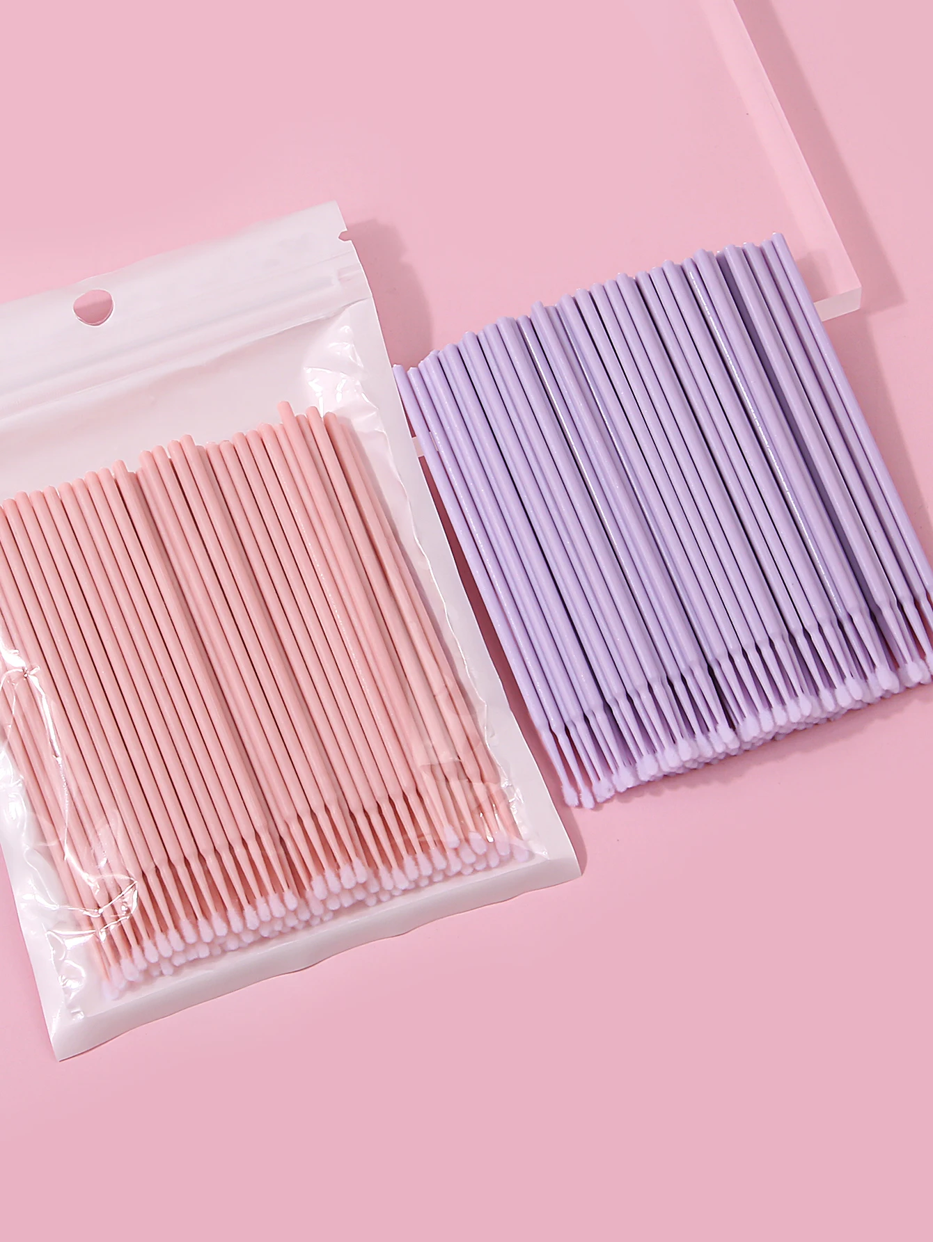 Ultra-Fine Nano Cotton Swabs Special Eye Detail Sponges for Ultra-Fine Eyeliner Wiping Eyelash Removal Small Head Makeup Brush
