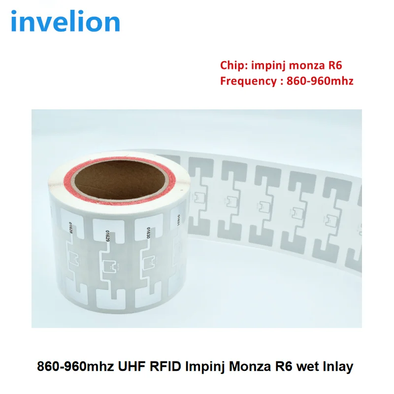 200pc Number Printed Running Timing Chip Race Result Systems ISO18000-6C Impinj Monza R6 UHF RFID Tag Sticker Bib Tags With Foam