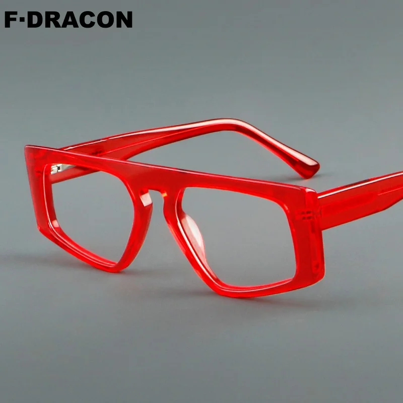

New Acetate Eyeglass Frames Retro Irregular Shapes High-quality Stylish Optical Prescription Frames For Men And Women 16024.