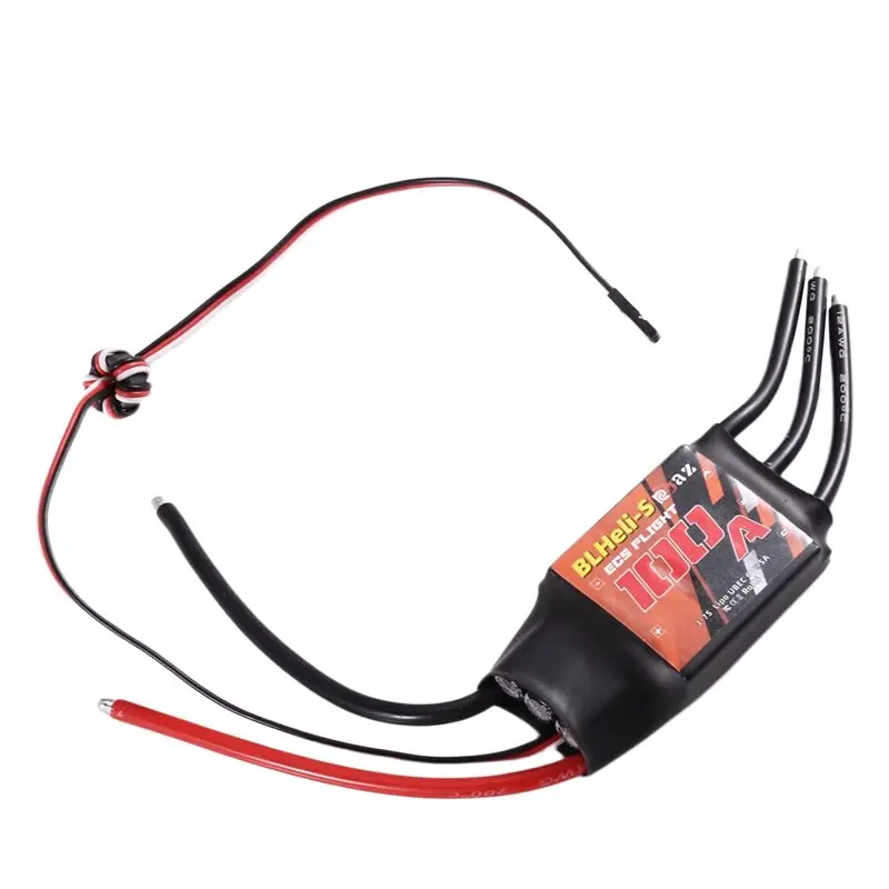 

WOWFU-Blheli RC Brushless ESC 100A Электронный регулятор скорости для квадрокоптеров, авиамоделей, самолетов с фиксированным крылом, многоосных FPV RC дронов