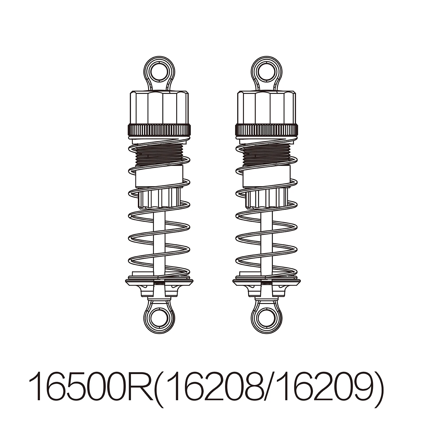 MJX Hyper Go H16H 16208 16209 16210 Original Differential Stoßdämpfer Getriebe Suspension Arm RC Auto Ersatz Ersatzteile