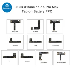 JCID 정품 배터리 수리 플렉스, 건강 경고 배터리 외부 교체 케이블, 아이폰 11, 12, 13, 14, 15 프로 맥스, V1SE, V1S 프로