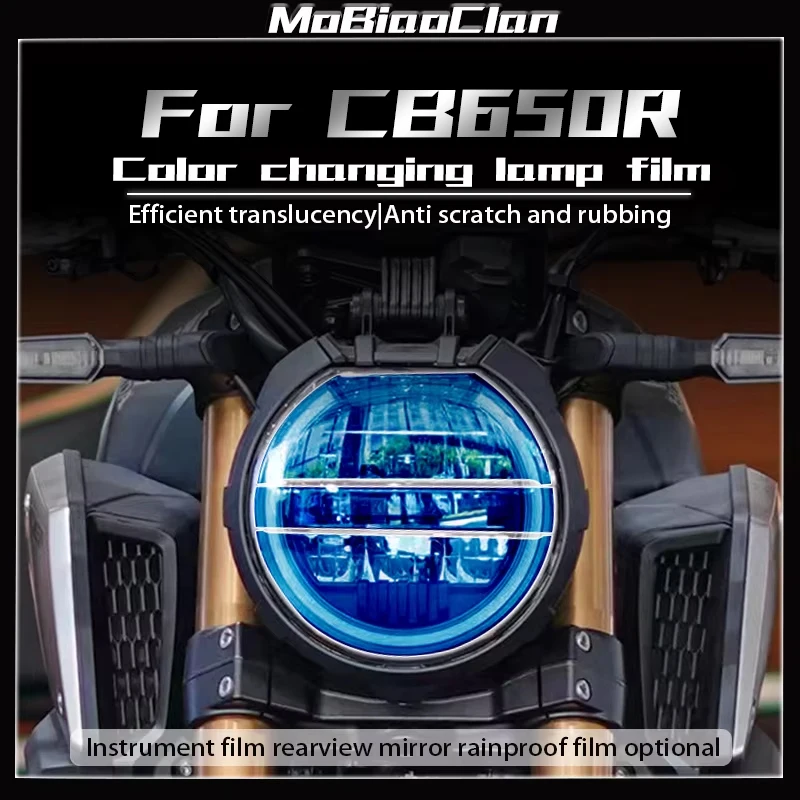 

For Honda cb650r cb 650r cb 650 r 2018-2023 accessories Motorcycle Cluster Scratch Protection Film headlight Protector flim