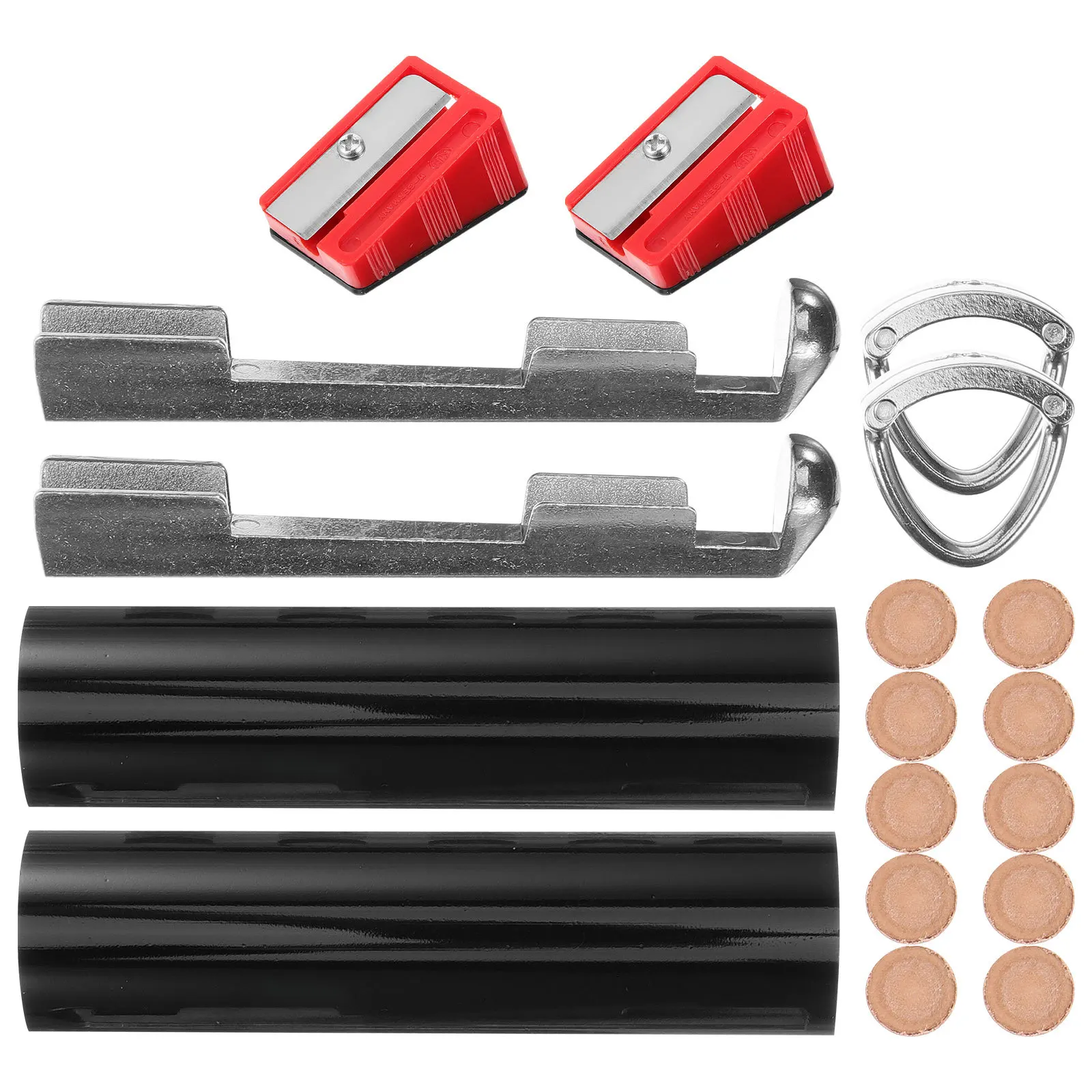

1Set Pool Cue Repair Kit Durable Portable Tool Set for Cue Tip Replacement Professional Billiard Stick Repair Accessories