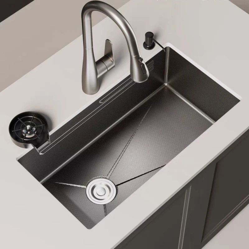 Thickened Kitchen Sinks Stainless Steel Large Capacity Kitchen Sinks Easy Clean Home Improvement Lavelli Da Cucina ZY40SC