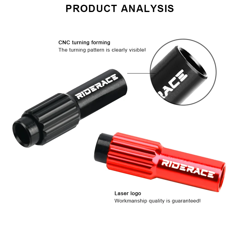 2 pz bicicletta in linea cavo di regolazione adattatore di regolazione vite bullone bici deragliatore cambio cavo del freno per 4/5mm cavo di spostamento Cap