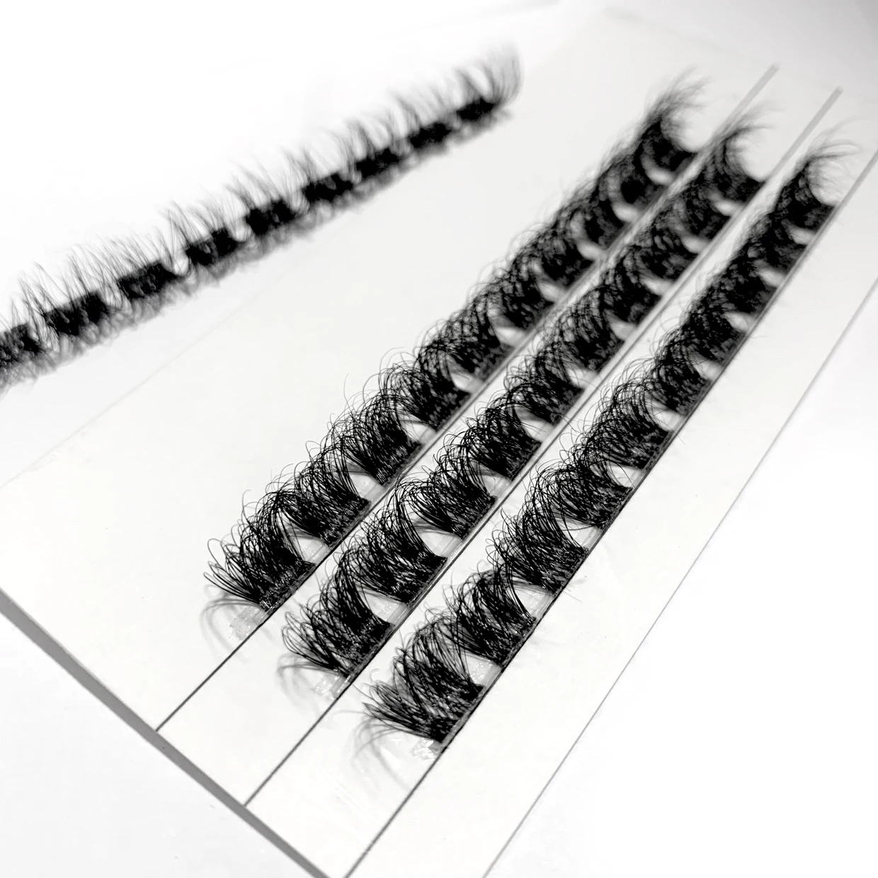 Hot Selling 5d Volume Pluizige Faux Mink 8-18Mm Diy Cluster Lash Verlengstuk Diy Lash Thuis