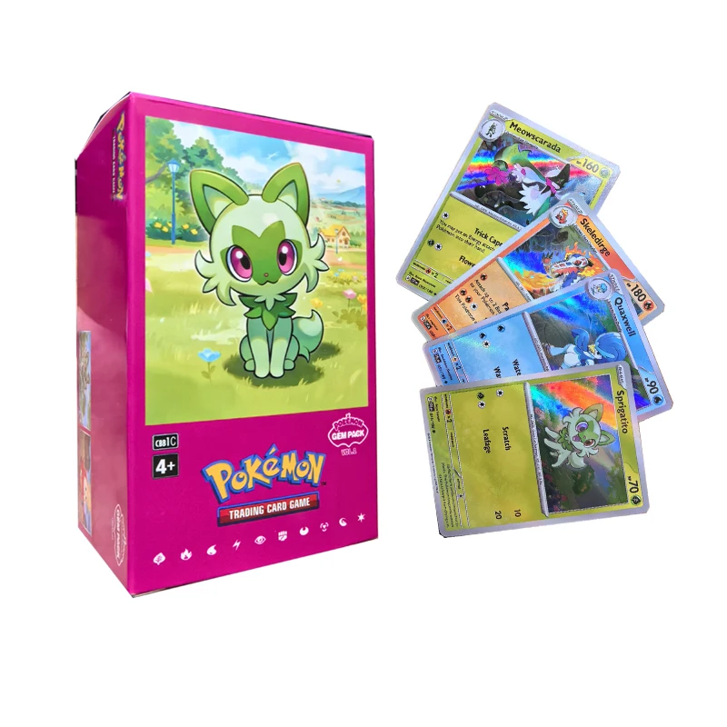 

Неоригинальные английские карты покемонов Vol.1 Gem Bag Box PokéMon Пикачу Карты Подарки