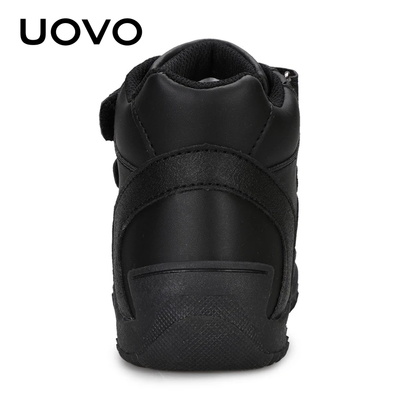2026 UOVO New Arrival Mid-Calf Hiking Fashion Kids Sport Shoes Brand Outdoor Children Casual Sneakers For Boys Size #26-36
