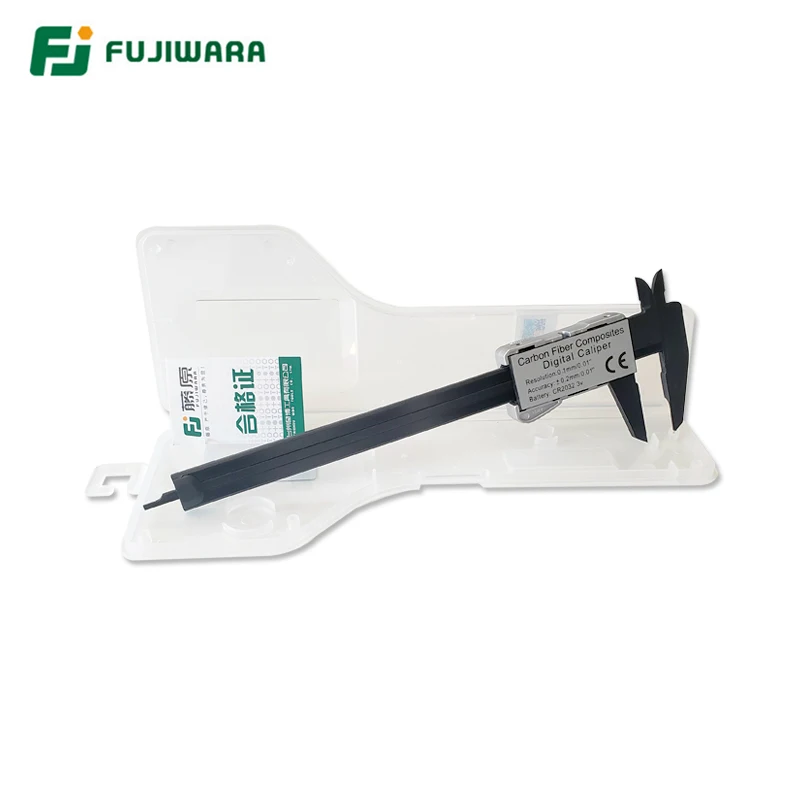 FUJIWARA Electronic Digital Gaming Card Ruler 0-150mm Plastic Caliper