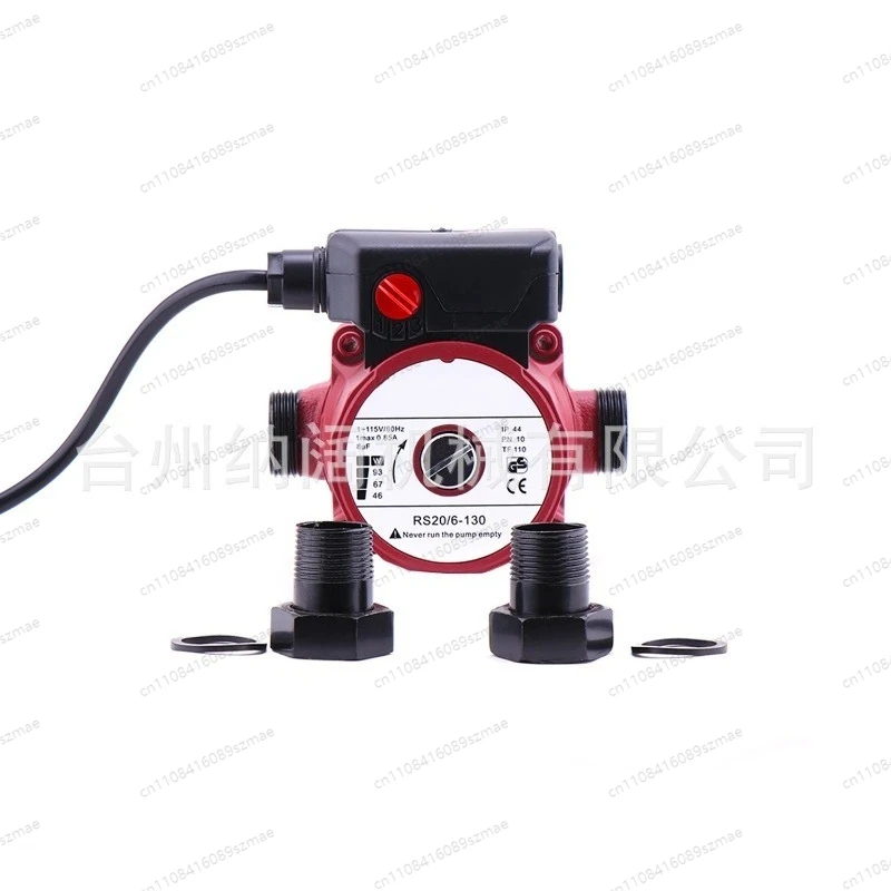 115V/230V Household Silent 3-Speed Hot Water Circulation Pump, 93W for Solar Water Heater & Faucet Pressure Boosting