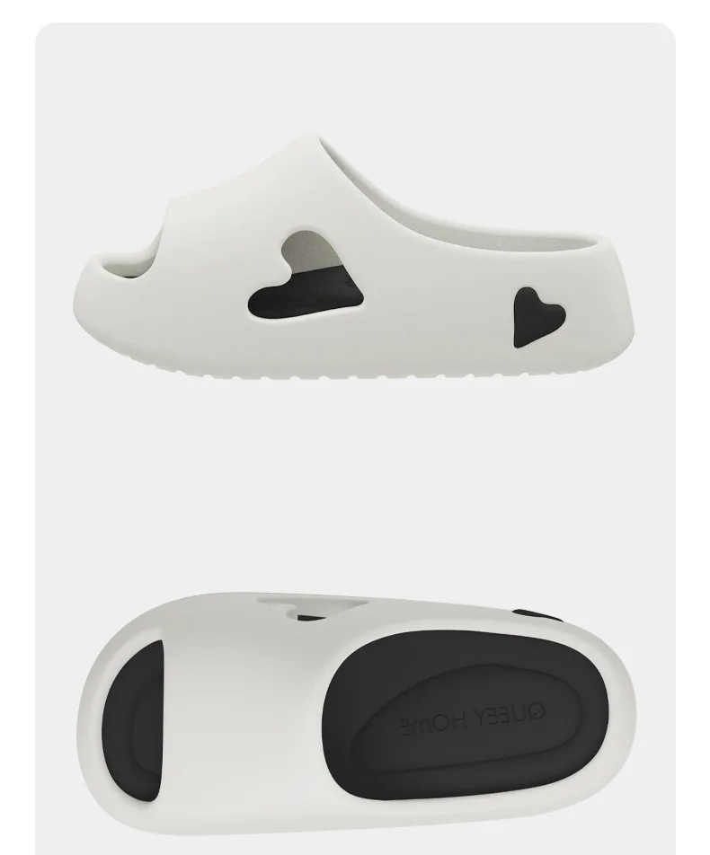 Damen-Sommerhausschuhe mit Wolkenkissen – ultraweiche EVA-Slipper mit dicker Sohle, rutschfeste Bade-/Heimsandalen für drinnen und draußen – Detail 12