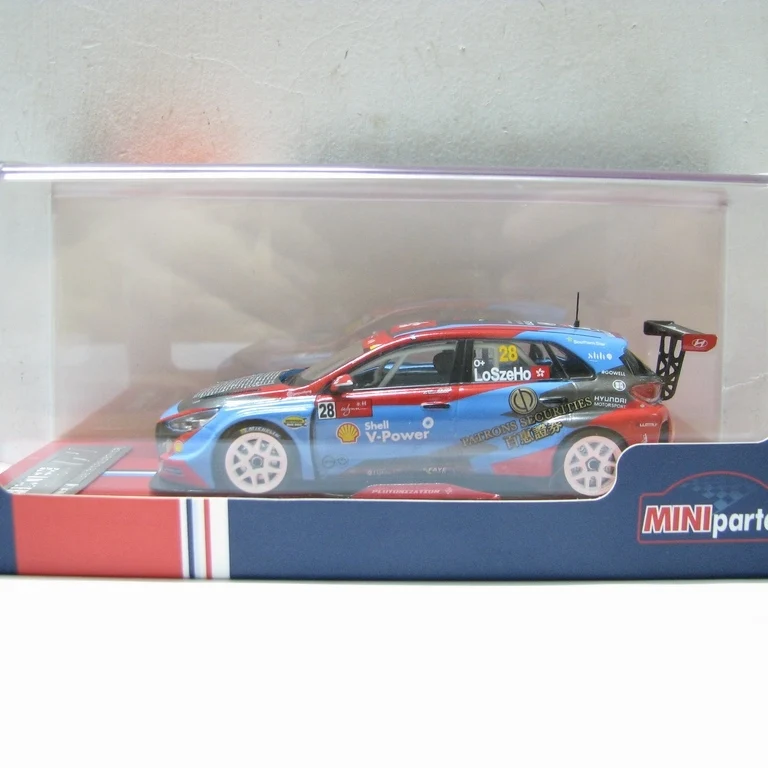 

Diecast 1:43 Scale TARMAC WORKS HYUNDAI I30 N TCR #28 LO SZEHO Z Battle 2022 Alloy Car Model Collectible Toy Gift Souvenir