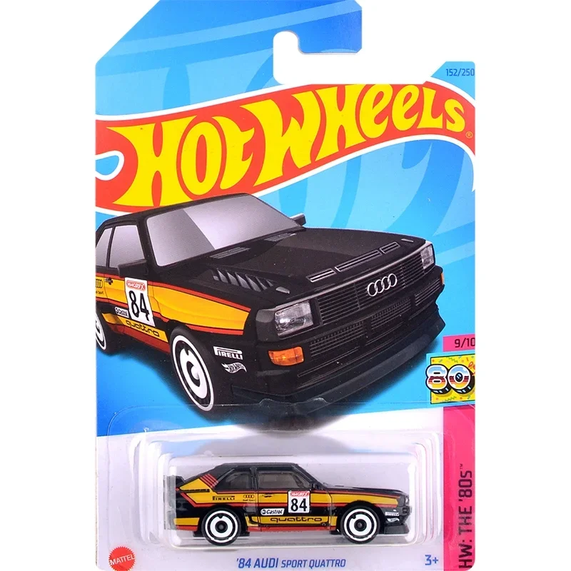 الأصلي الساخن عجلات سيارة 84 أودي سبورت كواترو لعب الأولاد 1/64 دييكاست المركبات سبيكة نموذج جمع هدية عيد ميلاد 2025P/C4982C #5